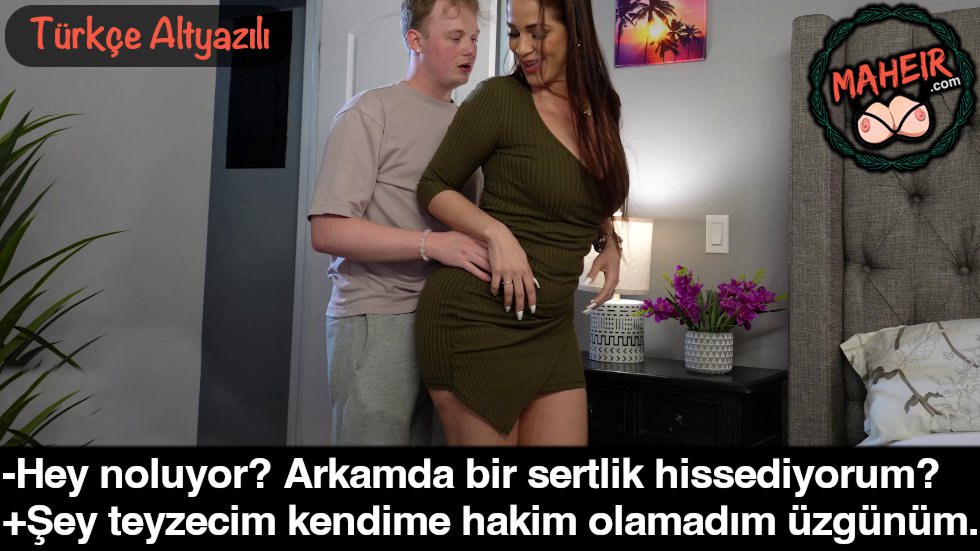 Arkadaşının Annesinden Dans Dersi Alırken Kıçına Siki Yasladı