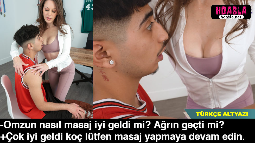 Koç omzuma masaj yaparken memeleri ağzıma girecekti Tahrik oldum